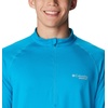 image:imageColumbia Mens Endless Trail Half Zip Mesh Long SleevOcean Blue