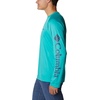 image:imageColumbia Mens Fork Stream Long Sleeve ShirtBright Aqua