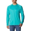 image:imageColumbia Mens Fork Stream Long Sleeve ShirtBright Aqua