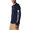 image:imageColumbia Mens Fork Stream Long Sleeve ShirtCollegiate NavyWhite Logo