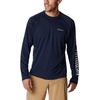 image:imageColumbia Mens Fork Stream Long Sleeve ShirtCollegiate NavyWhite Logo