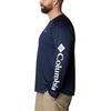 image:imageColumbia Mens Fork Stream Long Sleeve ShirtCollegiate NavyWhite Logo