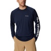 image:imageColumbia Mens Fork Stream Long Sleeve ShirtCollegiate NavyWhite Logo