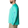 image:imageColumbia Mens Fork Stream Long Sleeve ShirtElectric Turquoise