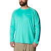 image:imageColumbia Mens Fork Stream Long Sleeve ShirtElectric Turquoise