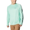 image:imageColumbia Mens Fork Stream Long Sleeve ShirtKelpSpruce Logo