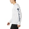 image:imageColumbia Mens Fork Stream Long Sleeve ShirtWhiteCollegiate Navy Logo