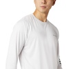 image:imageColumbia Mens Fork Stream Long Sleeve ShirtWhiteCollegiate Navy Logo