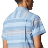 image:imageColumbia Mens Newton Ridge Plaid Short SleeveJet Stream Striped Sunset