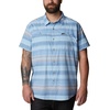 image:imageColumbia Mens Newton Ridge Plaid Short SleeveJet Stream Striped Sunset