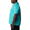 image:imageColumbia Mens Pine Canyon Short SleeveHiking ShirtBright Aqua Baja Bonanza