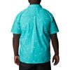 image:imageColumbia Mens Pine Canyon Short SleeveHiking ShirtBright Aqua Baja Bonanza