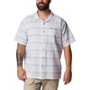 image:imageColumbia Mens Pine Canyon Short SleeveHiking ShirtPeach Blossom Stripe
