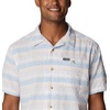 image:imageColumbia Mens Pine Canyon Short SleeveHiking ShirtPeach Blossom Stripe