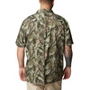 image:imageColumbia Mens Pine Canyon Short SleeveHiking ShirtStone Green Floriculture