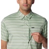 image:imageColumbia Mens Silver Ridge Utility Lite Novelty Short SleeveCanteen Chambray Stripe