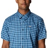 image:imageColumbia Mens Silver Ridge Utility Lite Novelty Short SleeveCollegiate Navy Pulaski Plaid