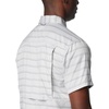 image:imageColumbia Mens Silver Ridge Utility Lite Novelty Short SleeveColumbia Grey Chambray Stripe