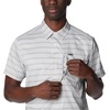 image:imageColumbia Mens Silver Ridge Utility Lite Novelty Short SleeveColumbia Grey Chambray Stripe