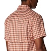 image:imageColumbia Mens Silver Ridge Utility Lite Novelty Short SleeveDesert Orange Pulaski Plaid