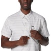 image:imageColumbia Mens Silver Ridge Utility Lite Novelty Short SleeveFlint Grey Chambray Stripe