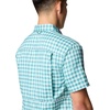image:imageColumbia Mens Silver Ridge Utility Lite Novelty Short SleeveRipple Blue Pulaski Plaid