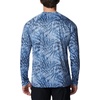image:imageColumbia Mens Summerdry Printed Long SleeveBluestone Dye Palms Tonal