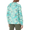 image:imageColumbia Mens Summerdry Printed Long SleeveBright Aqua Natureal Waves