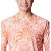 image:imageColumbia Mens Summerdry Printed Long SleeveDesert Orange Dye Palms Tonal