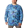 image:imageColumbia Mens Summerdry Printed Long SleevePurple Lotus Natureal Waves