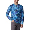 image:imageColumbia Mens Summerdry Printed Long SleevePurple Lotus Natureal Waves