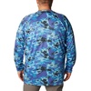 image:imageColumbia Mens Summerdry Printed Long SleevePurple Lotus Natureal Waves