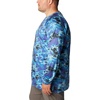 image:imageColumbia Mens Summerdry Printed Long SleevePurple Lotus Natureal Waves