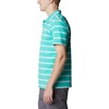 image:imageColumbia Mens Sun Trek PoloElectric TurquoiseIcy Morn Stripe
