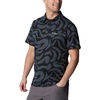 image:imageColumbia Mens Thistletown Ridge Polo Sp21Black  Snowdrifts Print