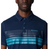 image:imageColumbia Mens Thistletown Ridge Polo Sp21Dk Mtn Heather  Double Decker Stripe
