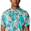 image:imageColumbia Mens Thistletown Ridge Polo Sp21Ice Green Floriated