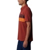 image:imageColumbia Mens Thistletown Ridge Polo Sp21Warp Red Heather  Double Decker Stripe