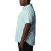 image:imageColumbia Mens Twisted Creek II Short Sleeve ShirtBright Aqua Basic Stripe