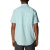 image:imageColumbia Mens Twisted Creek II Short Sleeve ShirtBright Aqua Basic Stripe