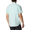 image:imageColumbia Mens Twisted Creek II Short Sleeve ShirtElectric Turquoise Wave Crest Stripe