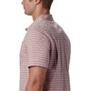 image:imageColumbia Mens Twisted Creek II Short Sleeve ShirtRed Jasper Stripe
