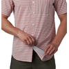 image:imageColumbia Mens Twisted Creek II Short Sleeve ShirtRed Jasper Stripe