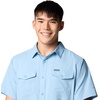 image:imageColumbia Mens Utilizer Ii Solid Short Sleeve ShirtRipple Blue