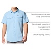 image:imageColumbia Mens Utilizer Ii Solid Short Sleeve ShirtRipple Blue