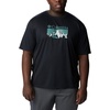 image:imageColumbia Mens Zero Rules Short Sleeve Graphic ShirtBlackFractal Peaks Graphic