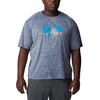 image:imageColumbia Mens Zero Rules Short Sleeve Graphic ShirtCarbon HeatherFractal Peaks Graphic