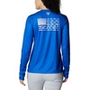 image:imageColumbia Tidal Tee PFG Fish Flag Long SleeveBlue MacawWhite Gradient