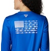 image:imageColumbia Tidal Tee PFG Fish Flag Long SleeveBlue MacawWhite Gradient
