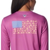 image:imageColumbia Tidal Tee PFG Fish Flag Long SleeveBright LavenderFish and Friends Flag